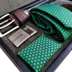 ست هدیه مردانه کمربند و کراوات